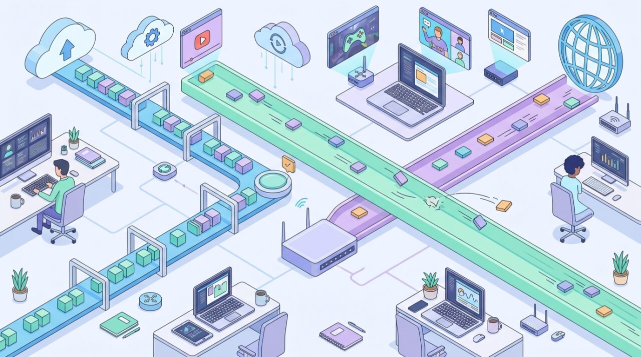 TCPとUDPの違いとは？確実さと速さで使い分ける通信方式をやさしく解説