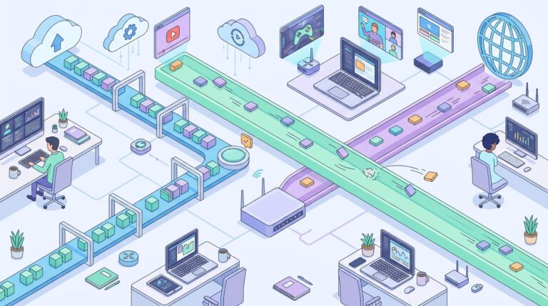 TCPとUDPの違いとは？確実さと速さで使い分ける通信方式をやさしく解説